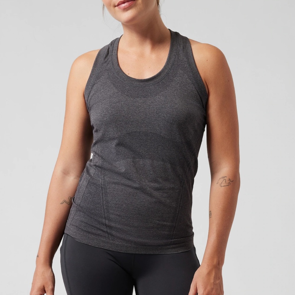 Athleta Momentum Heathered Tank size large NWT